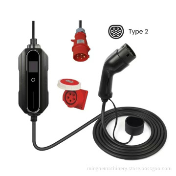 الجملة AC EV شحن Zencar Evse Gun 16a 32a المستوى 2 النوع 2 جديد أجزاء مركبة الطاقة